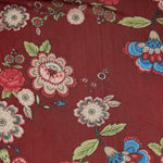 Load image into Gallery viewer, Everly Floral on Burgundy Stretch Mesh
