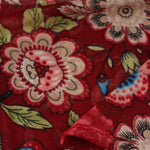 Load image into Gallery viewer, Everly Floral on Burgundy Stretch Mesh
