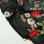 Load image into Gallery viewer, Everly Floral on Black Stretch Mesh
