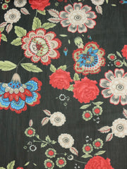 Load image into Gallery viewer, Everly Floral on Black Stretch Mesh
