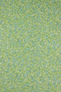 Serenity Floral (Green) Stretch Mesh