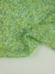 Load image into Gallery viewer, Serenity Floral (Green) Stretch Mesh