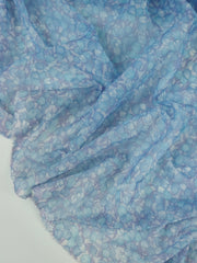 Load image into Gallery viewer, Serenity Floral (Blue) Stretch Mesh
