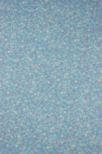 Serenity Floral (Blue) Stretch Mesh