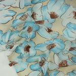 Load image into Gallery viewer, Remi Floral (Blue) Stretch Mesh
