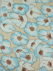 Load image into Gallery viewer, Remi Floral (Blue) Stretch Mesh
