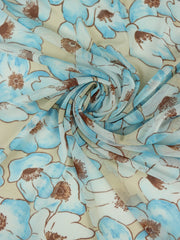 Load image into Gallery viewer, Remi Floral (Blue) Stretch Mesh
