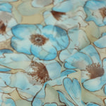 Load image into Gallery viewer, Remi Floral (Blue) Stretch Mesh
