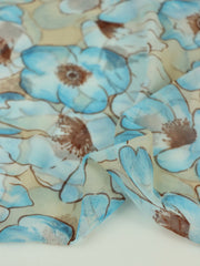 Load image into Gallery viewer, Remi Floral (Blue) Stretch Mesh
