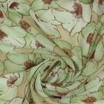 Load image into Gallery viewer, Remi Floral (Green) Stretch Mesh
