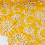 Load image into Gallery viewer, Yellow Sanibel 100% Cotton Broderie Anglaise
