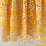 Load image into Gallery viewer, Yellow Sanibel 100% Cotton Broderie Anglaise
