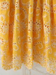 Load image into Gallery viewer, Yellow Sanibel 100% Cotton Broderie Anglaise