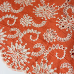 Load image into Gallery viewer, Rust Sanibel 100% Cotton Broderie Anglaise
