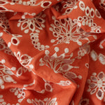 Load image into Gallery viewer, Rust Sanibel 100% Cotton Broderie Anglaise
