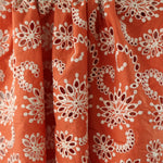 Load image into Gallery viewer, Rust Sanibel 100% Cotton Broderie Anglaise
