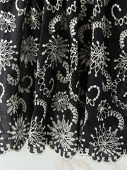 Load image into Gallery viewer, Black Sanibel 100% Cotton Broderie Anglaise