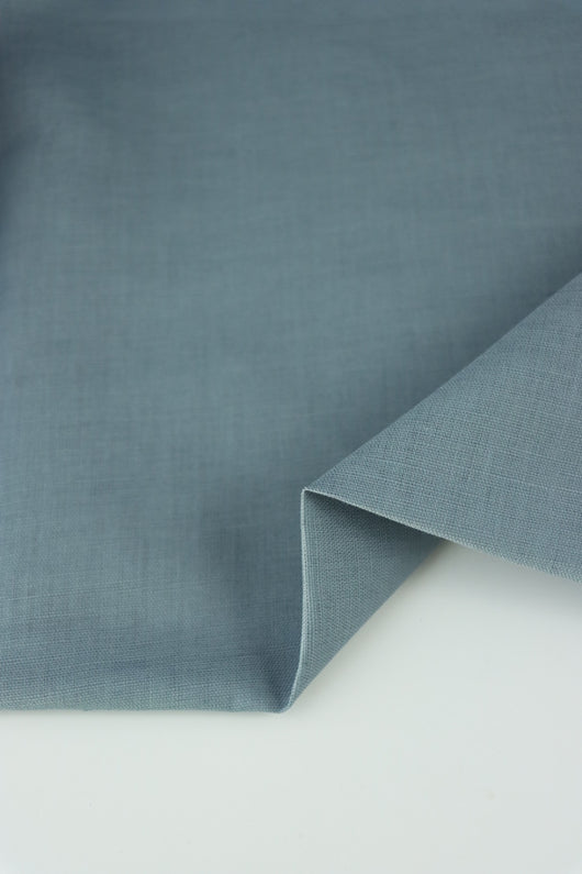 Steely Blue Parkville Linen Cotton