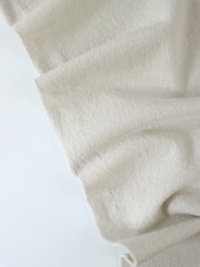 Load image into Gallery viewer, Eggshell Bellevue Brushed Wool Knit | By The Half Yard