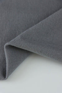 Pewter Bellevue Brushed Wool Knit | By The Half Yard