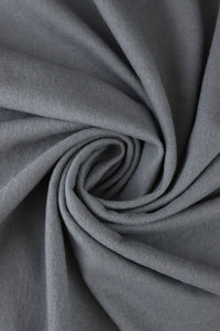 Pewter Bellevue Brushed Wool Knit | By The Half Yard