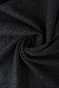 Dark Charcoal Bellevue Brushed Wool Knit | By The Half Yard