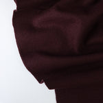 Load image into Gallery viewer, Dark Burgundy Bellevue Brushed Wool Knit | By The Half Yard
