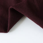 Load image into Gallery viewer, Dark Burgundy Bellevue Brushed Wool Knit | By The Half Yard
