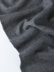 Load image into Gallery viewer, Heathered Medium Gray Bellevue Brushed Wool Knit | By The Half Yard