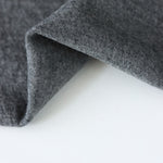 Load image into Gallery viewer, Heathered Medium Gray Bellevue Brushed Wool Knit | By The Half Yard
