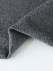 Heathered Medium Gray Bellevue Brushed Wool Knit