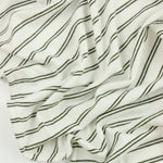 Load image into Gallery viewer, Light Olive Double Pinstripe Rayon Spandex Jersey | Made in USA

