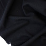 Load image into Gallery viewer, Black Bellevue Brushed Wool Knit | By The Half Yard
