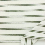 Load image into Gallery viewer, Light Olive Double Pinstripe Rayon Spandex Jersey | Made in USA
