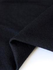Load image into Gallery viewer, Black Bellevue Brushed Wool Knit | By The Half Yard
