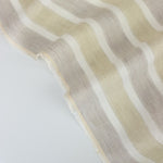 Load image into Gallery viewer, Beige/Taupe/Ivory Stripe W/ Lurex 100% Linen
