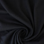 Load image into Gallery viewer, Black Bellevue Brushed Wool Knit | By The Half Yard
