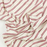 Load image into Gallery viewer, Ruby Double Pinstripe Rayon Spandex Jersey | Made in USA
