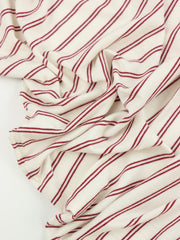 Load image into Gallery viewer, Ruby Double Pinstripe Rayon Spandex Jersey | Made in USA