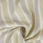 Load image into Gallery viewer, Beige/Taupe/Ivory Stripe W/ Lurex 100% Linen
