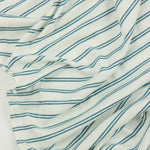 Load image into Gallery viewer, Teal Double Pinstripe Rayon Spandex Jersey | Made in USA
