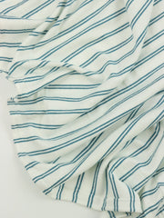 Load image into Gallery viewer, Teal Double Pinstripe Rayon Spandex Jersey | Made in USA
