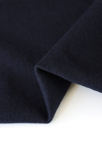 Navy Bellevue Brushed Wool Knit | By The Half Yard