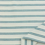 Load image into Gallery viewer, Teal Double Pinstripe Rayon Spandex Jersey | Made in USA
