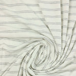 Load image into Gallery viewer, Heather Gray Double Pinstripe Rayon Spandex Jersey | Made in USA
