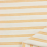 Load image into Gallery viewer, Golden Yellow Double Pinstripe Rayon Spandex Jersey | Made in USA

