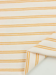 Load image into Gallery viewer, Golden Yellow Double Pinstripe Rayon Spandex Jersey | Made in USA