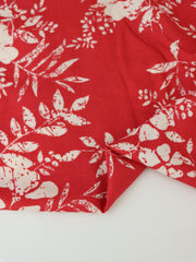 Load image into Gallery viewer, Hawaiian Floral on Punch Rayon Challis