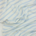 Load image into Gallery viewer, Light Periwinkle Blue Double Pinstripe Rayon Spandex Jersey | Made in USA
