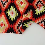 Load image into Gallery viewer, Citrine &amp; Red Edgy Diamonds Rayon Challis
